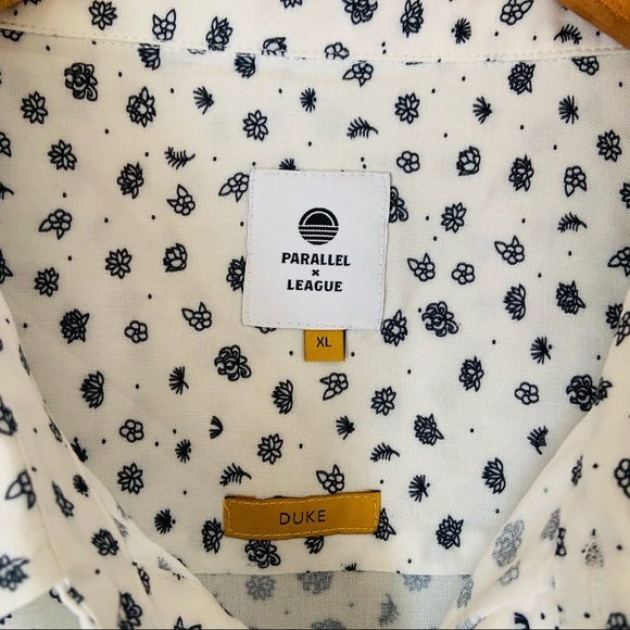 NWOT Parallel X League Duke Woven Camp Shirt XL - Picture 6 of 9